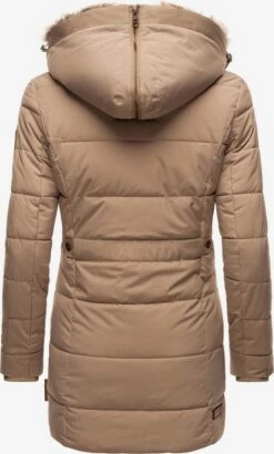 Marikoo Manteaux Courts Manteau D’hiver Femme Marron -Veste Mode 40ec8582ade41fd1478af68ddabbddbd