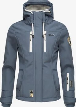 Marikoo Vestes De Mi-saison Veste Mi-saison Kleinezicke Femme Bleu-gris