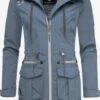 Marikoo Vestes Dextérieur Veste Fonctionnelle Ulissaa Femme Bleu-gris -Veste Mode 4140880bff571231bb762d1f2c37c4e6