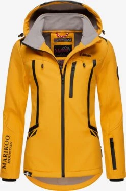 Marikoo Vestes Dhiver Veste D’hiver Femme Jaune