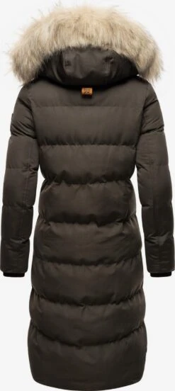 Marikoo Manteaux Dhiver Manteau D’hiver Schneesternchen Femme Anthracite -Veste Mode 42dc55b65df7a02c17ebe7444ad0a7a0