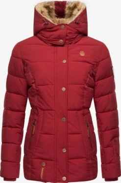 Marikoo Vestes Dhiver Veste D’hiver Nekoo Femme Rouge -Veste Mode 43567be17aff3dbebb1d6e617bbd79a8