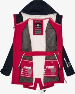 Marikoo Manteaux De Pluie Manteau Fonctionnel Zimtzicke Femme Bleu Marine / Rose -Veste Mode 43fa7c7ff44657ba6726e58255fe58a6