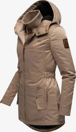 Marikoo Manteaux Dhiver Manteau D’hiver Sanakoo Femme Noisette -Veste Mode 43fa89d56a1f686f0ad3a3a8ff80d474