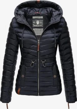 Marikoo Vestes De Mi-saison Veste Mi-saison Aniyaa Femme Bleu Marine -Veste Mode 446b4171f21ee3487ce7d9b6d9e157a7