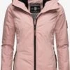 Marikoo Vestes De Mi-saison Veste Mi-saison Brombeere Femme Rose -Veste Mode 44afeba6a60363507eeb401d10af7e9d