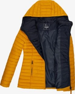 Marikoo Vestes De Mi-saison Veste Mi-saison Asraa Femme Jaune -Veste Mode 455c8b236b8a4e005a597bb4aa7ff9e3