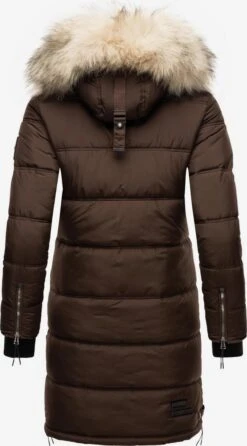 Marikoo Manteaux Dhiver Manteau D’hiver Chaskaa Femme Chocolat -Veste Mode 45686060f2a767bd84b0704028bb8ddd