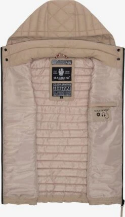 Marikoo Vestes Sans Manches Gilet Hasenpfote Femme Noisette -Veste Mode 474575d4fca3a274e410bf1a1a0f1f78