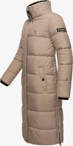Marikoo Manteaux Dhiver Manteau D’hiver Femme Taupe -Veste Mode 47d16cbe22f16a48f0662c6b473bcc01