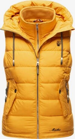 Marikoo Vestes Sans Manches Gilet Taisaa Femme Jaune