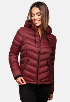 Marikoo Vestes De Mi-saison Veste Mi-saison Kuala Femme Rouge -Veste Mode 49213be8b976acc1d02abb4ca9531cf8