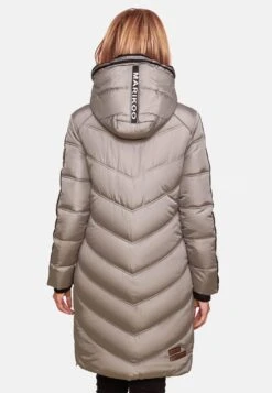 Marikoo Manteaux Dhiver Manteau D’hiver Armasa Femme Gris -Veste Mode 49264cc07f634f7c51528e3436a15c2b