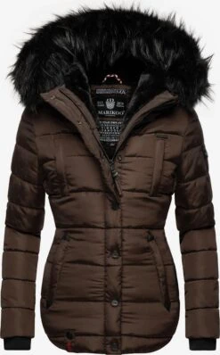 Marikoo Vestes Dhiver Veste D’hiver Lotusblüte Femme Marron