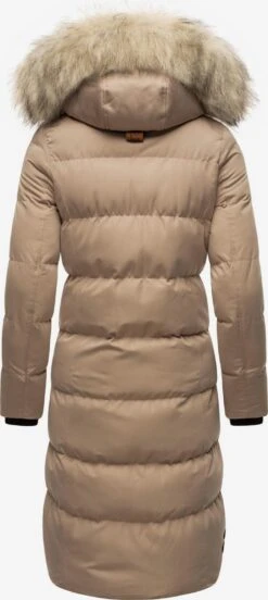 Marikoo Manteaux Dhiver Manteau D’hiver Schneesternchen Femme Beige -Veste Mode 4a09c11e51183136f73e636e7c2e1436