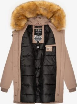 Marikoo Parkas Parka D’hiver Karmaa Femme Beige -Veste Mode 4b5fee299d3cd0184b18a71bf3654583