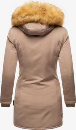 Marikoo Parkas Parka D’hiver Karmaa Femme Beige -Veste Mode 4b8126aee26af1551a60028eec933fa3