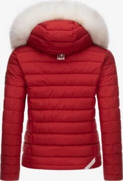 Marikoo Vestes Dhiver Veste D’hiver Nasriin Femme Rouge -Veste Mode 4b8c1100125dc6c05c82457ce1555a45