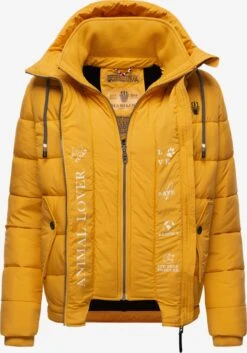 Marikoo Vestes Dhiver Veste D’hiver Taisaa Femme Jaune -Veste Mode 4c3fc22d9a28409d5512a63859211e51