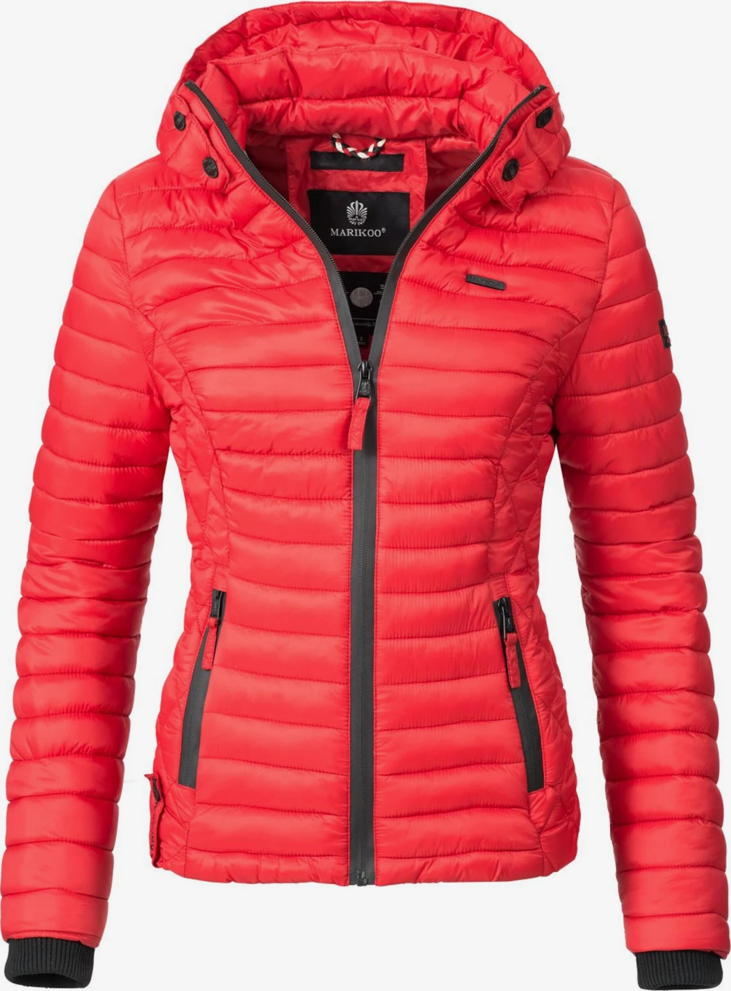 Marikoo Vestes De Mi-saison Veste Mi-saison Samtpfote Femme Rouge 3 Marikoo Vestes De Mi-saison Veste Mi-saison Samtpfote Femme Rouge