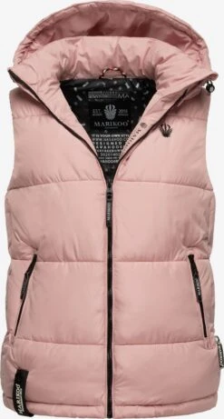 Marikoo Vestes Sans Manches Gilet Eisflöckchen Femme Rose -Veste Mode 4d8c86c4763f49745754bc1aaf7e172e