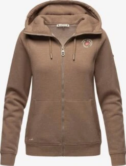 Marikoo Sweats Zippés Veste De Survêtement Setsunaa Femme Marron