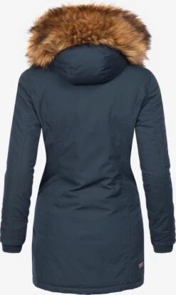 Marikoo Parkas Parka D’hiver Karmaa Femme Bleu Foncé -Veste Mode 508e9e31e8e45e94ae803c9265b660ec