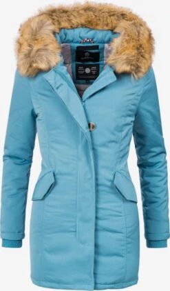 Marikoo Parkas Parka D’hiver Karmaa Femme Bleu Clair