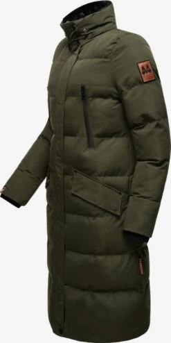Marikoo Manteaux Dhiver Manteau D’hiver Schneesternchen Femme Vert -Veste Mode 52ae5d7291992e5ca9538c049201f231