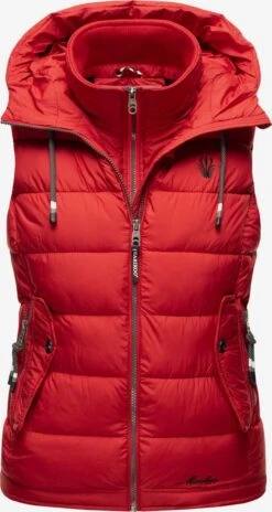 Marikoo Vestes Sans Manches Gilet Taisaa Femme Rouge