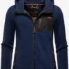 Marikoo Vestes Dextérieur Veste En Polaire Mount Iwaki Femme Bleu Marine