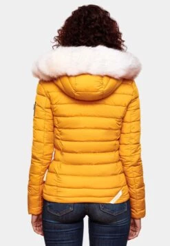Marikoo Vestes Dhiver Veste D’hiver Nasriin Femme Jaune -Veste Mode 53f12877a059935d52b05f967a3942cf