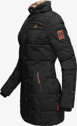 Marikoo Manteaux Courts Manteau D’hiver Femme Noir -Veste Mode 540e16d0bbef0b0fe96cc6a9a012b9ef