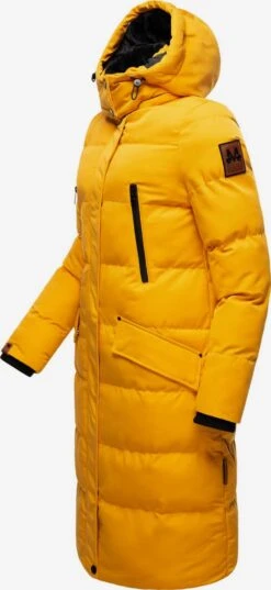 Marikoo Manteaux Dhiver Manteau D’hiver Schneesternchen Femme Jaune -Veste Mode 551a365772f01e23a2e68ddd3473179d