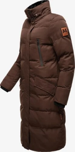Marikoo Manteaux Dhiver Manteau D’hiver Schneesternchen Femme Marron -Veste Mode 55b94df6e23efa6d92731de661938a50