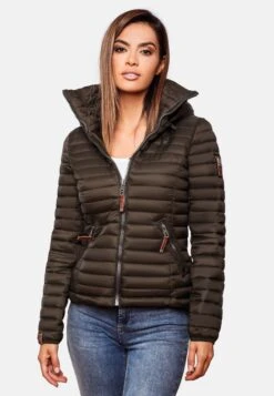 Marikoo Vestes De Mi-saison Veste Mi-saison Löwenbaby Femme Anthracite -Veste Mode 56445560781b2df37a4b90cbcd5503ac