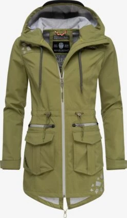 Marikoo Vestes Dextérieur Veste Fonctionnelle Ulissaa Femme Olive -Veste Mode 589d3563e6838ec49c2c627ce682ee55