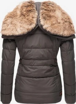 Marikoo Vestes Matelassées Veste D’hiver Nekoo Femme Taupe -Veste Mode 58fa0e431b6f91238233c9f21e14cc59