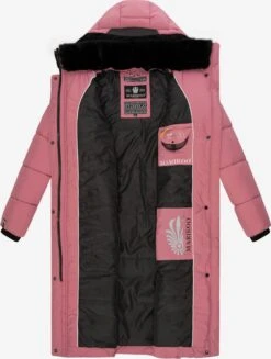 Marikoo Manteaux Dhiver Manteau D’hiver Femme Rose -Veste Mode 58fc6c27cf289e85e3a0634d202e5e43