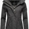 Marikoo Parkas Parka Mi-saison Nyokoo Femme Anthracite -Veste Mode 59215223ab18e45830580f503e04a4b2