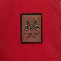 Marikoo Parkas Parka D’hiver La Viva Femme Rouge Clair -Veste Mode 593c13da5ab143ddaeb8f1f86279b932