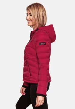 Marikoo Vestes De Mi-saison Veste Mi-saison Kuala Femme Framboise -Veste Mode 5a2d943bdf07379057bf07a084af218b