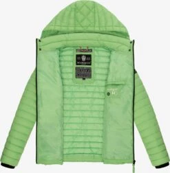 Marikoo Vestes De Mi-saison Veste Mi-saison Samtpfote Femme Vert Clair -Veste Mode 5ac3c0485d684f193ddf2f4ab074f718