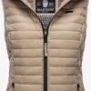 Marikoo Vestes Sans Manches Gilet Hasenpfote Femme Noisette -Veste Mode 5b3d7827e49801aa6d9be9996850b663