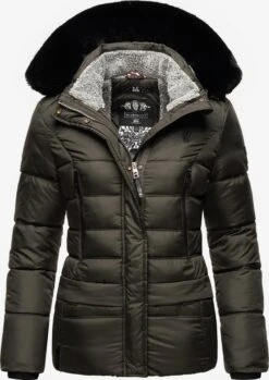 Marikoo Vestes Dhiver Veste D’hiver Loveleen Femme Anthracite