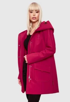Marikoo Manteaux De Pluie Manteau Fonctionnel Mayleen Femme Magenta -Veste Mode 5bc0c300fb44fab9e2262a6aa00c8d4e