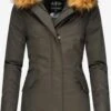 Marikoo Parkas Parka D’hiver Karmaa Femme Anthracite -Veste Mode 5c88e5eada28fa79820c577af1a55403