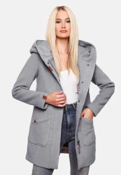 Marikoo Manteaux Dhiver Manteau D’hiver Maikoo Femme Gris Chiné -Veste Mode 5d1cc847db9cf2588e0dcaee9404c857