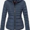 Marikoo Vestes Dhiver Veste D’hiver Amber Femme Bleu Marine -Veste Mode 5ea2328b225eb669c05683de26656753