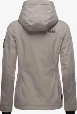 Marikoo Vestes De Mi-saison Veste Mi-saison Brombeere Femme Taupe -Veste Mode 5ef95f46748f7b571d98c14ed43b07d1